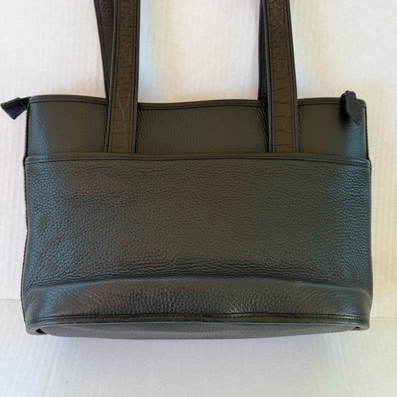 Vintage Brighton Black Textured Shoulder Bag - Picture 2 of 16